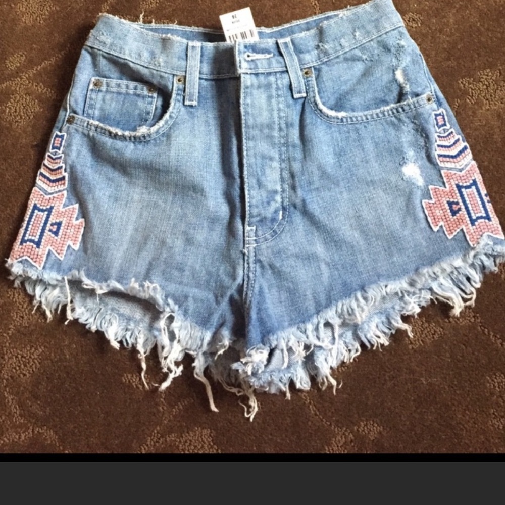 LF carmar denim shorts